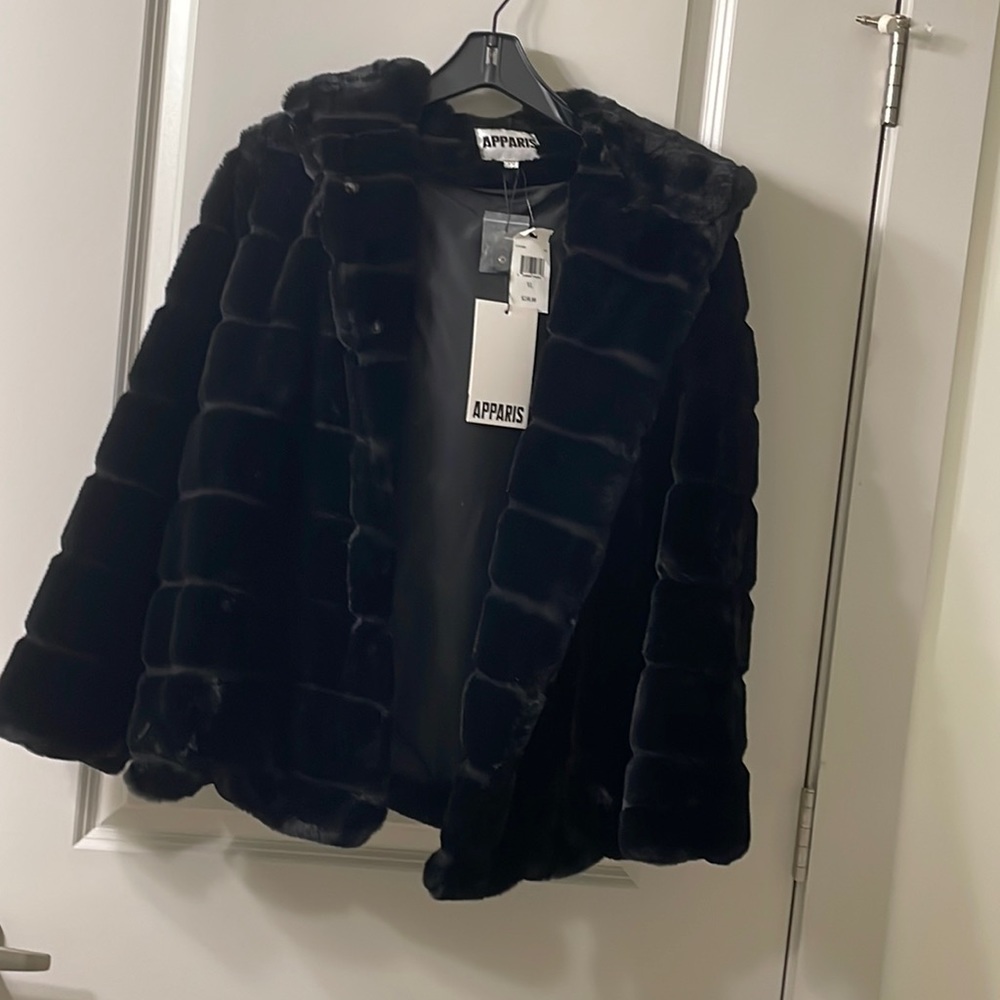 Faux fur jacket